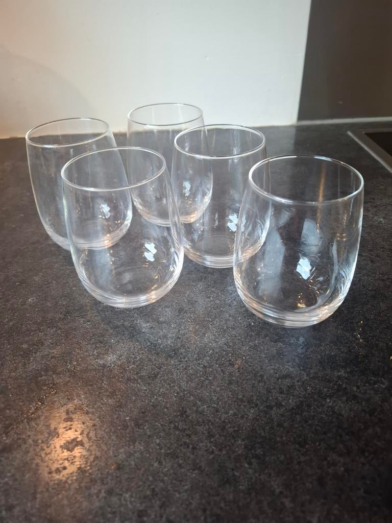 5 kristal water glazen IKEA, Huis en Inrichting, Ophalen
