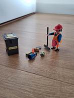 Playmobil straatveger met afvalbak en afval, Ophalen of Verzenden