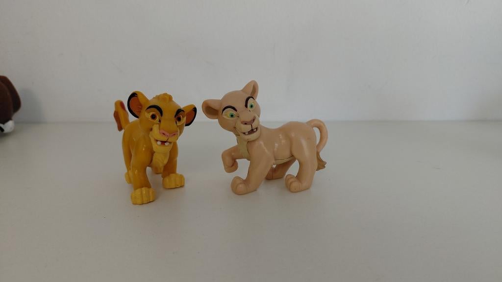 Simba en Nala Disney poppetjes, Ophalen of Verzenden, Zo goed als nieuw