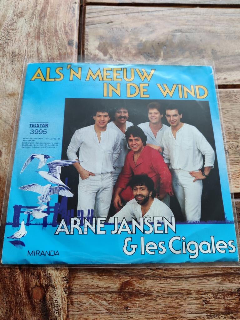 Arne Jansen & Les Cigales - Als 'n Meeuw in de wind, Ophalen of Verzenden, Zo goed als nieuw, Overige formaten, Levenslied of Smartlap