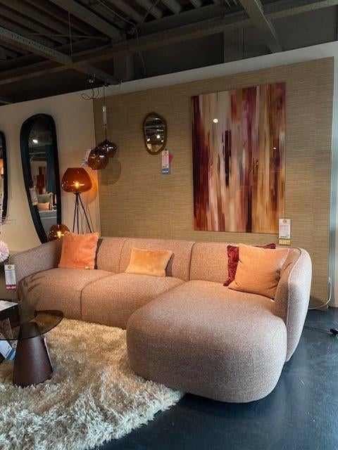Trendhopper Toonzaalmodel Adore 2,5 ZITS + LONGCHAIR, Huis en Inrichting, Banken | Sofa's en Chaises Longues, Ophalen, 250 tot 300 cm