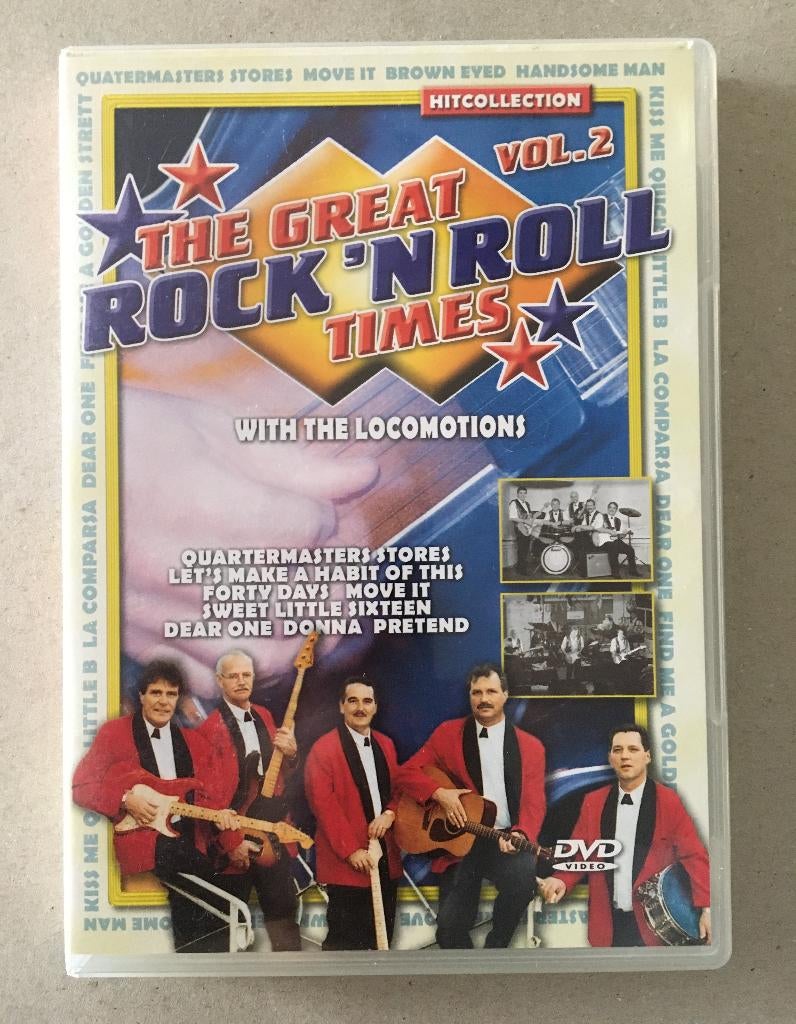 The Locomotions – The Great Rock 'n Roll Times Vol.2, Cd's en Dvd's, Dvd's | Muziek en Concerten, Alle leeftijden, Ophalen of Verzenden