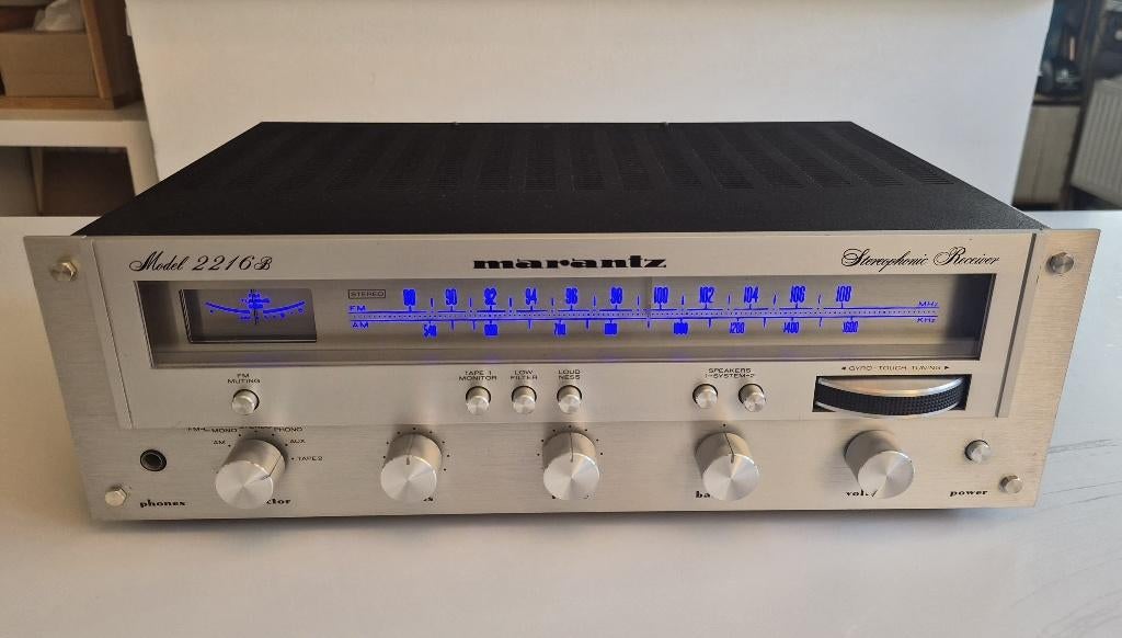 Marantz 2216B vintage stereofonische receiver, Gebruikt, Ophalen, Marantz, Minder dan 60 watt