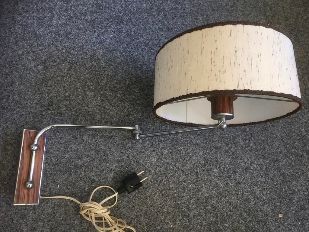 Vintage wandlamp. Jaren 70. Knik arm., Ophalen of Verzenden, Huis en Inrichting