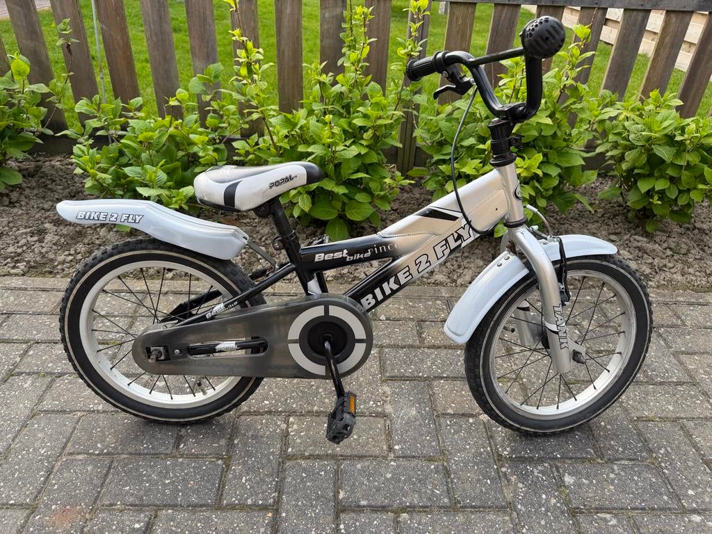 Popal kinderfiets 16 inch, Ophalen, Gebruikt, 16 inch, Handrem