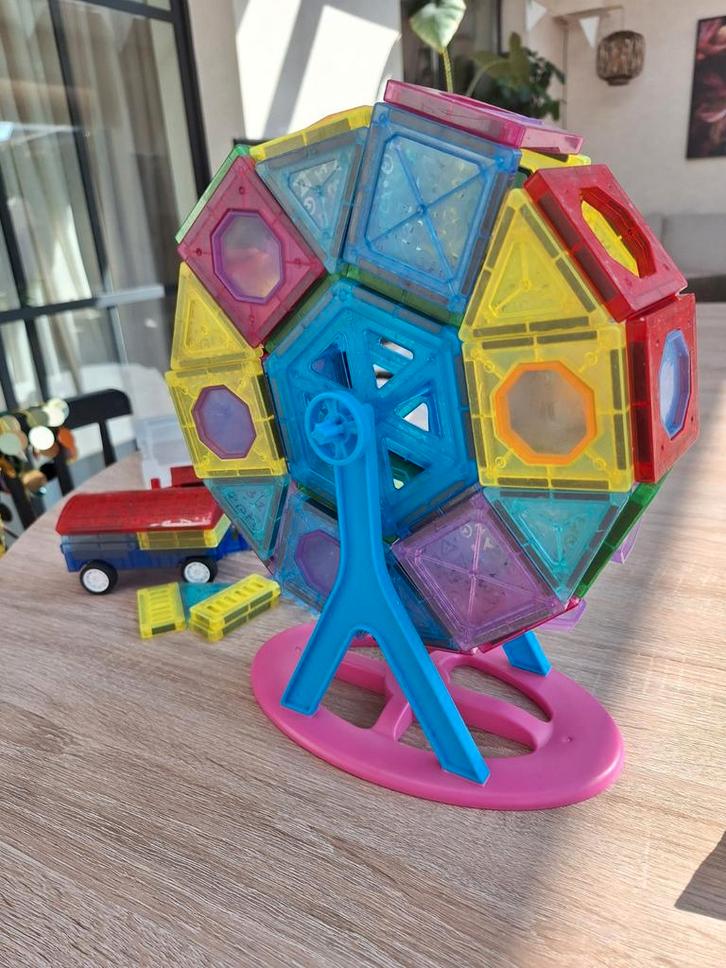 Magnetische blokken magnetic building block, Kinderen en Baby's, Speelgoed | Bouwstenen, Gebruikt, Ophalen of Verzenden