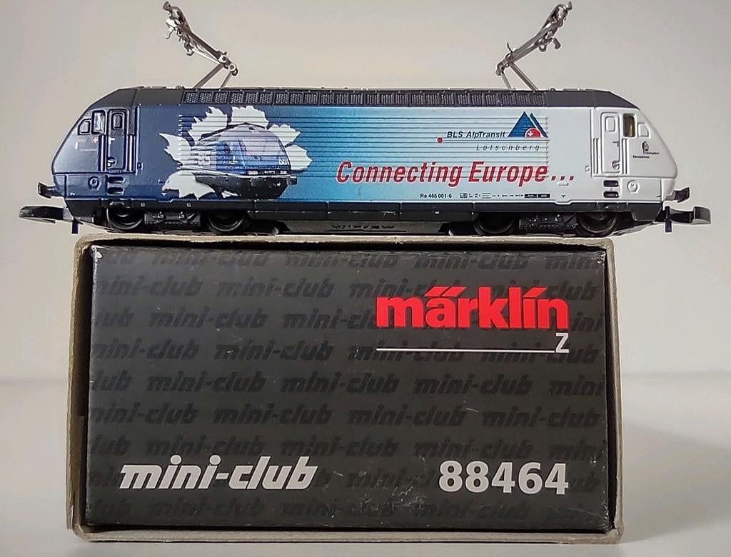 MÄRKLIN Z 88464 Zwitserse locomotief 'Connecting Europe', Hobby en Vrije tijd, Modeltreinen | Overige schalen, Zo goed als nieuw