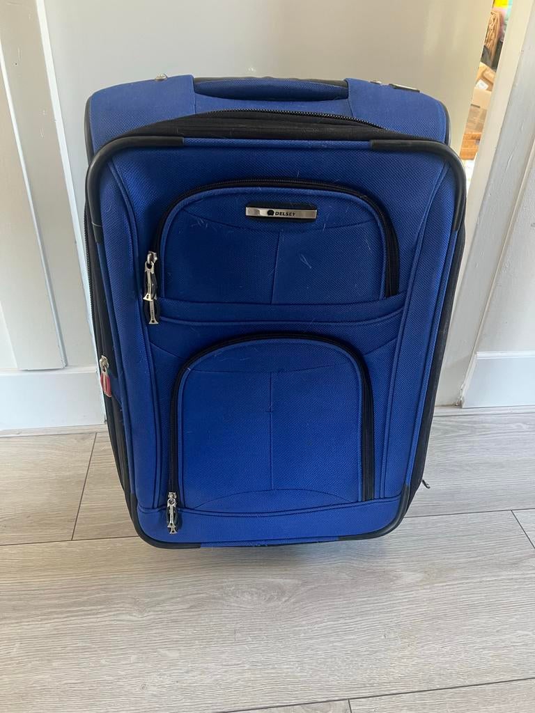 Delsey koffer nieuw! Lichtgewicht, 55 x 35  x 25cm, Ophalen, 50 tot 60 cm, Nieuw, Zacht kunststof