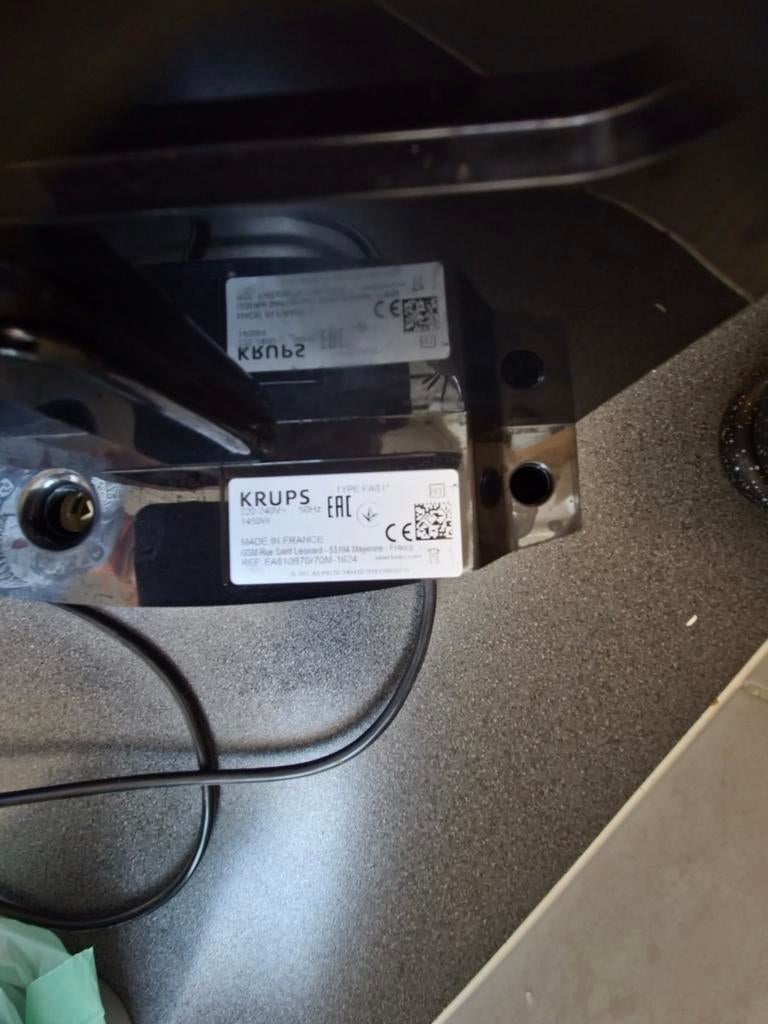 Krups koffiemachine - vraagt om onderhoud, Witgoed en Apparatuur, Koffiezetapparaten, Ophalen, Gebruikt, Koffiemachine, Koffiebonen