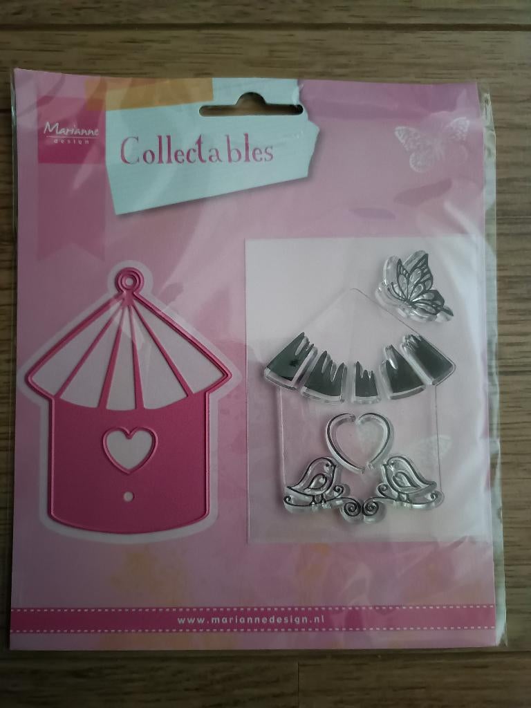 Marianne Design Collectables Birdhouse Birds - COL1310, Ophalen of Verzenden, Nieuw, Overige thema's, Pons of Mal