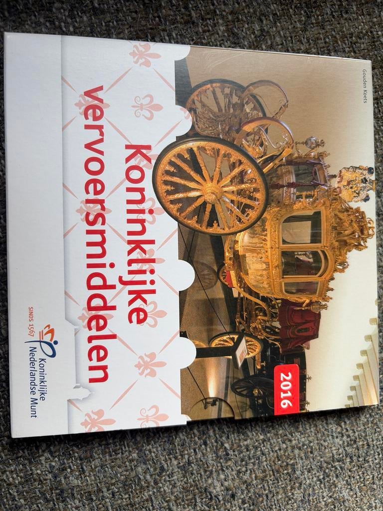 Koninklijke Nederlandse Munt 2016 Koninklijke Vervoersmiddel, Postzegels en Munten, Munten | Nederland, Ophalen, Koningin Beatrix