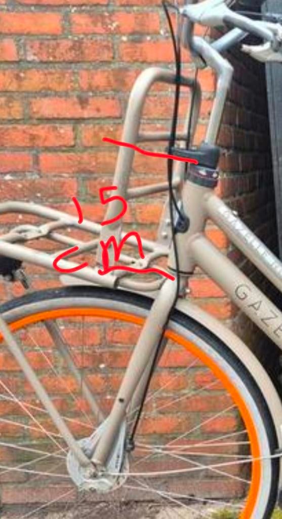 Gezocht: Gazelle Heavy Duty voorvork, Fietsen en Brommers, Fietsonderdelen, Gebruikt, Algemeen, Ophalen of Verzenden, Voorvork