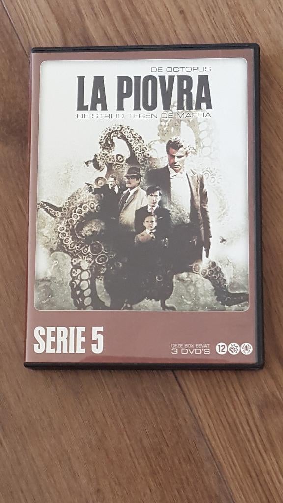 la piovra de octopus seizoen 5 en seizoen 1,, Cd's en Dvd's, Alle leeftijden, Ophalen of Verzenden, Zo goed als nieuw