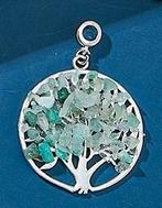 Hanger Levensboom met groene aventurijn, SINO-SEAR GmbH, Feuerbachstrasse 11, 14471 Potsdam, Germany, Ophalen of Verzenden, Steen of Mineraal