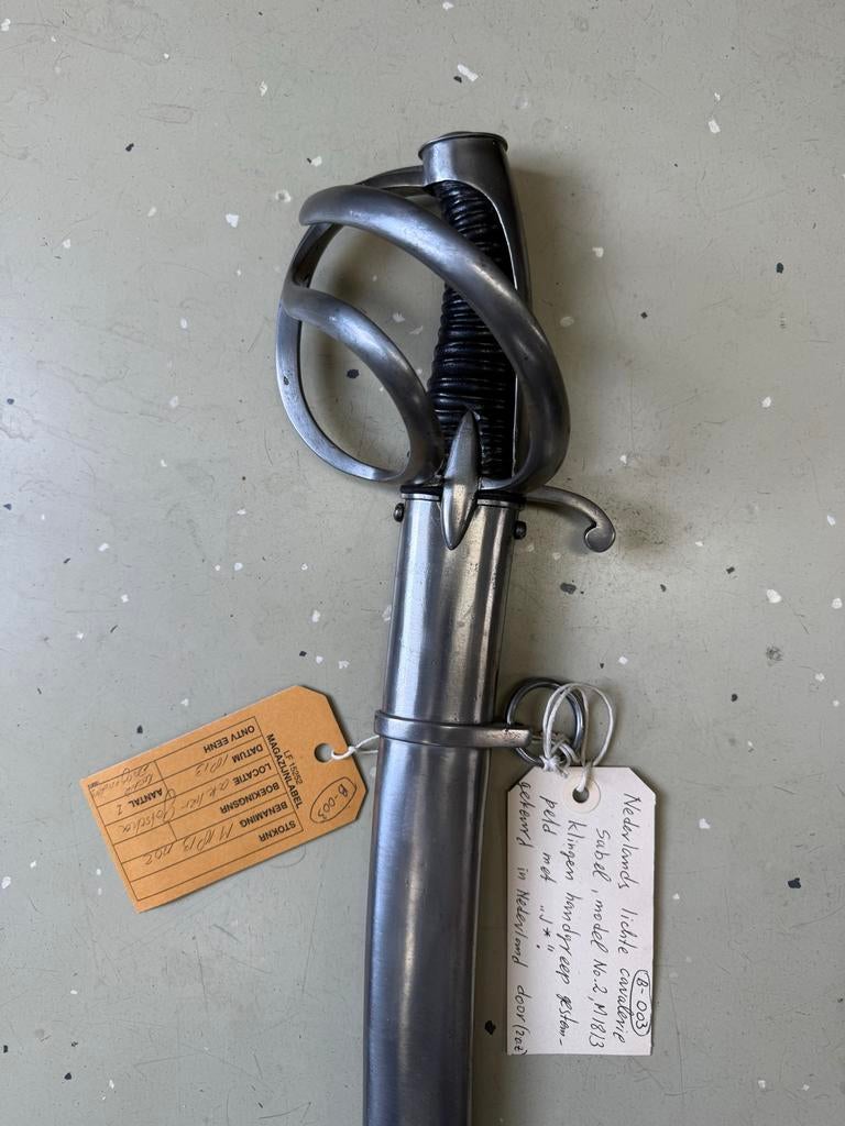 Nederlands lichte cavalerie sabel model No. 2, 1813, Ophalen, Landmacht, Nederland, Zwaard of Sabel