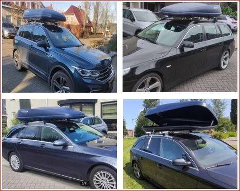 Dakkoffer XXL 600 liter incl. montage en reserve dakkoffer, Auto diversen, Dakkoffers, Ophalen, Zo goed als nieuw