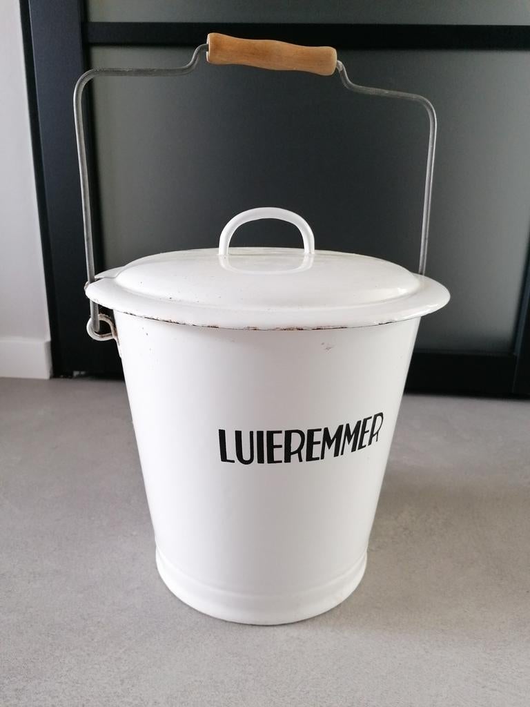 Vintage Emaille Luieremmer Luier Emmer, Antiek en Kunst, Ophalen of Verzenden