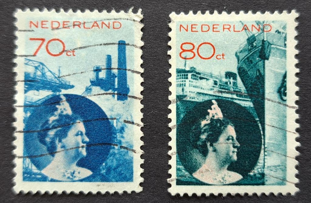 Nederland 1931 nvph 236/237 gest., Ophalen of Verzenden, T/m 1940, Gestempeld