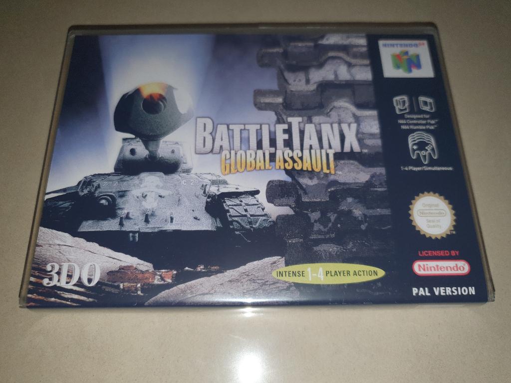 Battletanx Global Assault N64 Game Case, Verzenden, 1 speler, Racen en Vliegen, Zo goed als nieuw