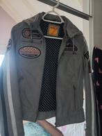 leren jas maatje 36, Kleding | Dames, Jassen | Zomer, Ophalen of Verzenden, Zo goed als nieuw, Maat 36 (S), Grijs