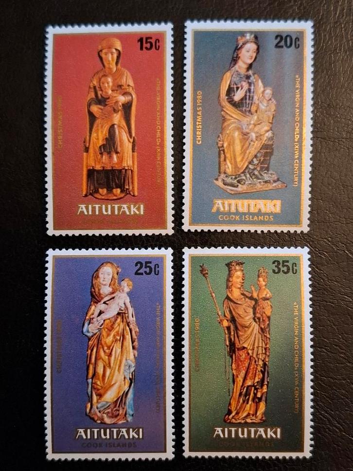 Aitutaki 1980 Kerst, Postzegels en Munten, Postzegels | Oceanië, Postfris, Ophalen of Verzenden
