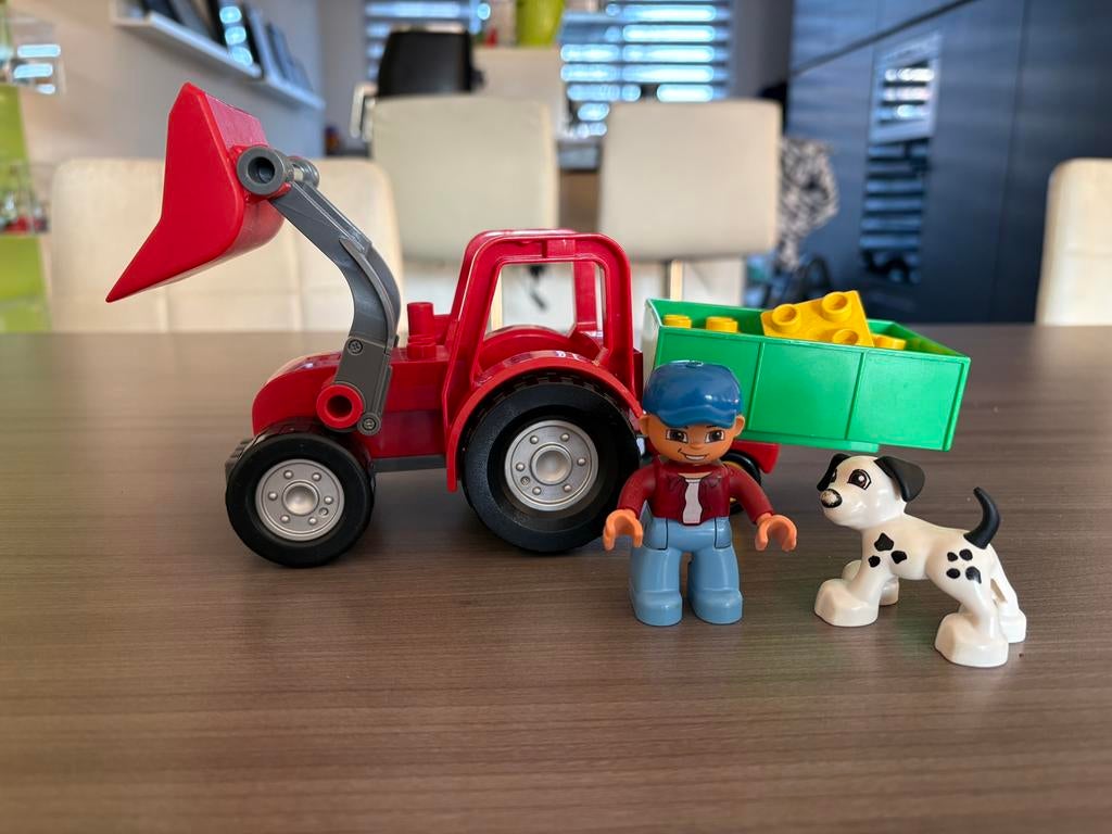 Duplo 5647 Tractor, Kinderen en Baby's, Speelgoed | Duplo en Lego, Ophalen of Verzenden, Gebruikt, Duplo