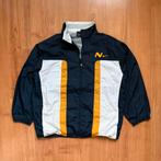Vintage Nike Windbreaker Jas - Geel/Marineblauw - S, Verzenden, Zo goed als nieuw, Maat 46 (S) of kleiner, Geel