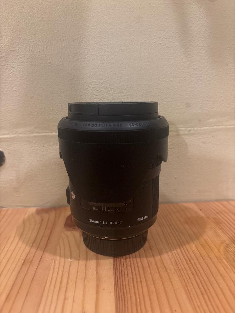 sigma 35mm 1.4 DG art nikon, Audio, Tv en Foto, Fotografie | Lenzen en Objectieven, Ophalen of Verzenden, Nieuw, Groothoeklens