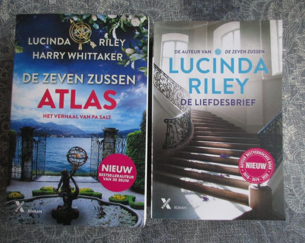 zgan roman Lucinda Riley - De Liefdesbrief / Atlas, Boeken, Ophalen of Verzenden, Zo goed als nieuw