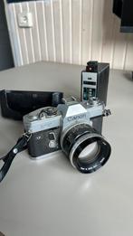 Canon FT QL spiegelreflexcamera, klassiek 35mm model, Audio, Tv en Foto, Fotocamera's Analoog, Ophalen of Verzenden, Zo goed als nieuw
