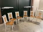 keukenstoelen, Huis en Inrichting, Ophalen, Gebruikt, Wit, Vijf, Zes of meer stoelen