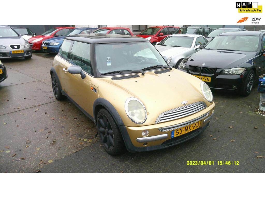 Mini Mini 1.6 One Salt autom airco elek pak nap apk, Auto's, Mini, Te koop, One, ABS, Airbags, Boordcomputer, Centrale vergrendeling