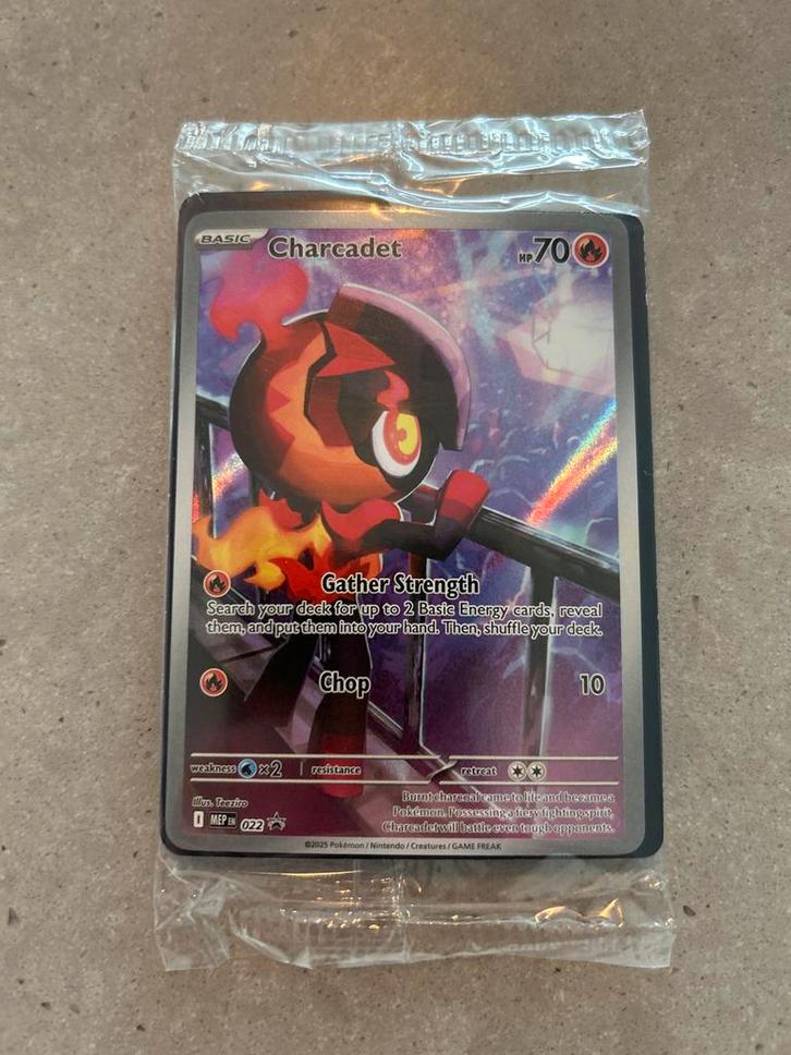Charcadet 022 Black Star Promo Pokémon Kaart - Sealed, Hobby en Vrije tijd, Verzamelkaartspellen | Pokémon, Nieuw, Losse kaart
