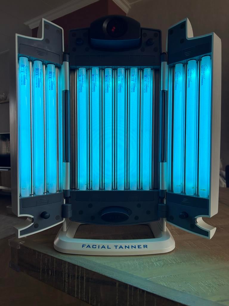 Gezichtsbruiner/ facial tanner met timer bbwc van eurosolar, Witgoed en Apparatuur, Zonnebanken en Gezichtsbruiners, Ophalen of Verzenden