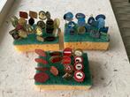 Vintage koperen reclamespeldjes, Verzamelen, Speldjes, Pins en Buttons, Ophalen of Verzenden, Gebruikt, Overige onderwerpen, Speldje of Pin