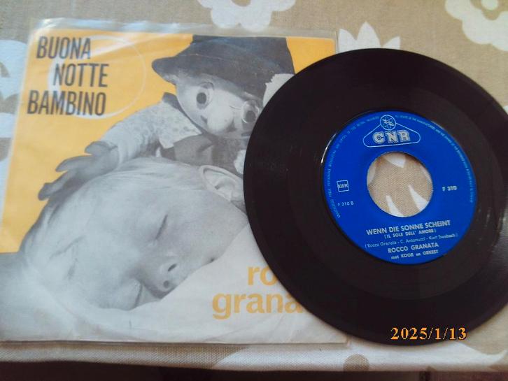 Rocco Granaata Buona Notte Bambino / Wenn die Sonne scheint, Cd's en Dvd's, Vinyl Singles, Gebruikt, Single, Pop, 7 inch, Ophalen of Verzenden
