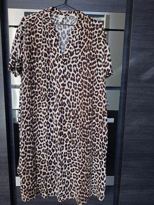 Zomerjurk/tuniek van H &M maat M tijgerprint., Kleding | Dames, Jurken, Ophalen of Verzenden