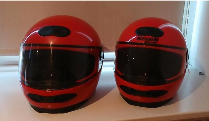 2 x Nolan Intergraal helmen maat M & L, Motoren, Kleding | Motorhelmen, Integraalhelm, Nolan, Tweedehands, Ophalen