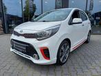 Kia Picanto 1.2 CVVT GT-Line 84PK Leder NAV Stoel+Stuurverwa, Voorwielaandrijving, Gebruikt, Zwart, 4 cilinders