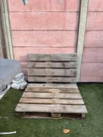 Houten Pallets + pallet kussens, Ophalen, Gebruikt