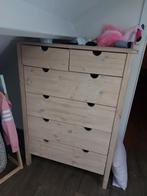 Houten ladekast met een white wash, Huis en Inrichting, Minder dan 100 cm, 25 tot 50 cm, Gebruikt, Ophalen