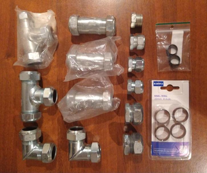 Anbo Bonfix koppelingen fittingen, Doe-het-zelf en Verbouw, Verwarming en Radiatoren, Nieuw, Overige typen, Minder dan 200 watt