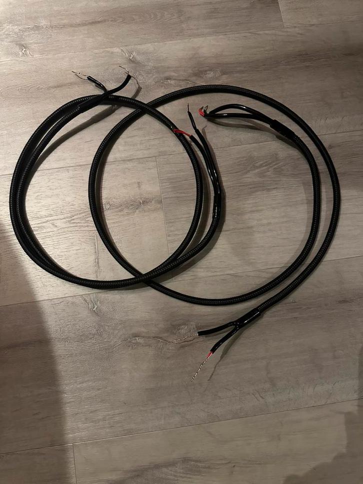 Audioquest type 5 speaker kabels +- 190cm lang, Audio, Tv en Foto, Audiokabels en Televisiekabels, Zo goed als nieuw, Overige kabels