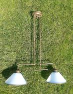 Messing T-Lamp / Hanglamp - (art deco / opaline), Ophalen