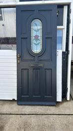 Prachtige Glas in Lood Deur - Linksdraaiend, Doe-het-zelf en Verbouw, Deuren en Horren, 80 tot 100 cm, Binnendeur, Ophalen of Verzenden