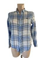 Ralph Lauren blouse linnen S, Blauw, Ophalen of Verzenden, Zo goed als nieuw, Maat 36 (S)