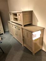 Extralang Eikenhouten dressoir set / extralong 2 sidestands, Ophalen, Gebruikt, 25 tot 50 cm, Minder dan 100 cm