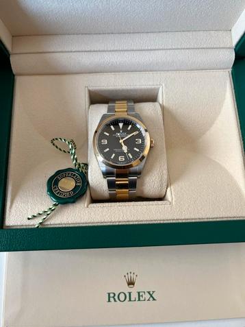 Rolex Explorer Two Tone 124273 Full Set beschikbaar voor biedingen