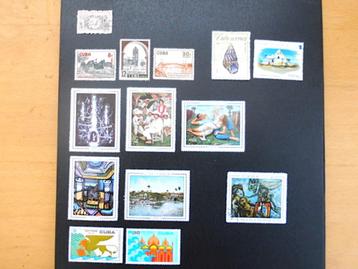 Cuba : 20 postzegels periode 1899-1972 beschikbaar voor biedingen