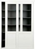 WOOOD Vitrinekast - Vince, Huis en Inrichting, Kasten | Vitrinekasten, Ophalen, Met deur(en), 100 tot 150 cm, Glas